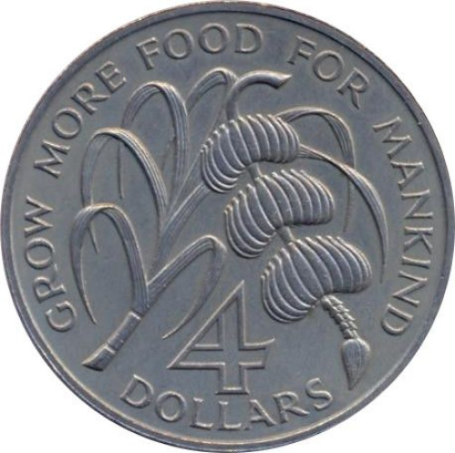 4 dollars - Saint Kitt and Nevis