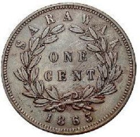 1/2 cent - Sarawak
