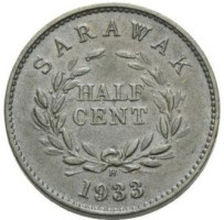 1/2 cent - Sarawak