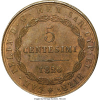 5 centesimi - Sardaigne
