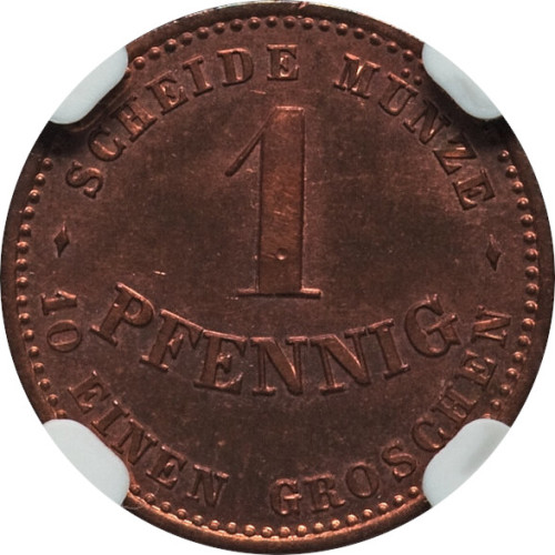 1 pfennig - Saxe-Coburg-Gotha