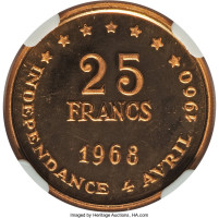 25 francs - Senegal