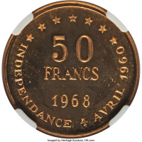 50 francs - Senegal