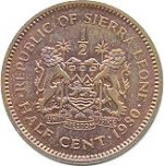 1/2 cent - Sierra Leone