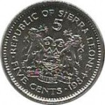 5 cents - Sierra Leone