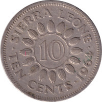 10 cents - Sierra Leone