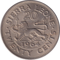20 cents - Sierra Leone