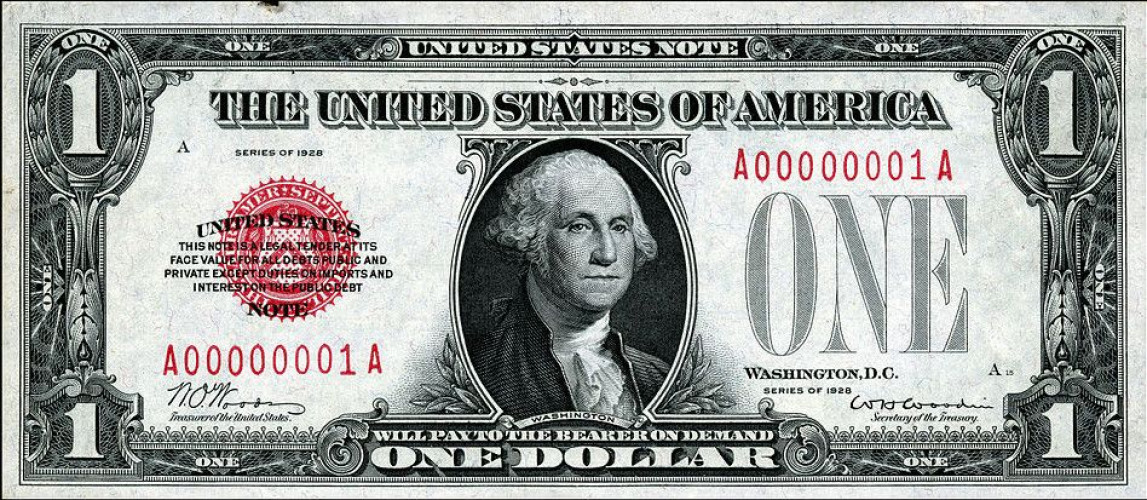 1 dollar - Petits billets