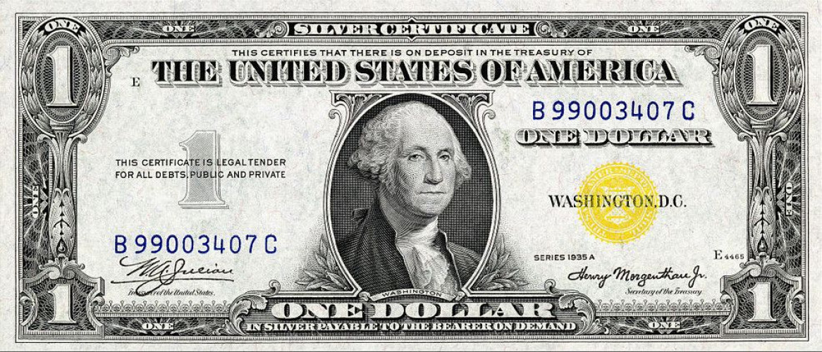 1 dollar - Small size notes