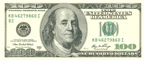 100 dollars - Small size notes