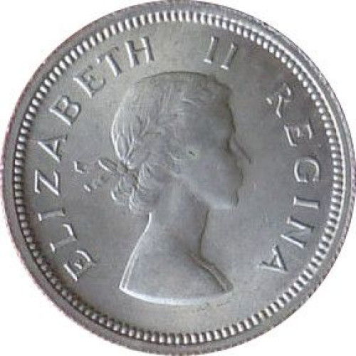 6 pence - South Africa