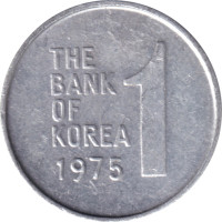 1 won - Corée du Sud