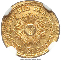 1/2 escudo - South Peru