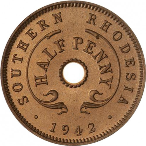 1/2 penny - Southern Rhodesia