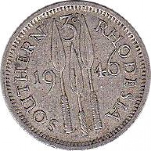3 pence - Southern Rhodesia