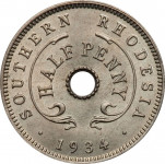 1/2 penny - Rhodésie du Sud