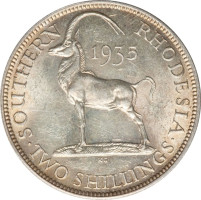 2 shillings - Rhodésie du Sud