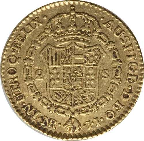 2 escudos - Spanish Colonie