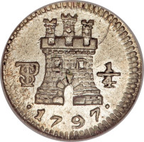 1/4 escudo - Colonie Espagnole