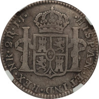 2 reales - Colonie Espagnole