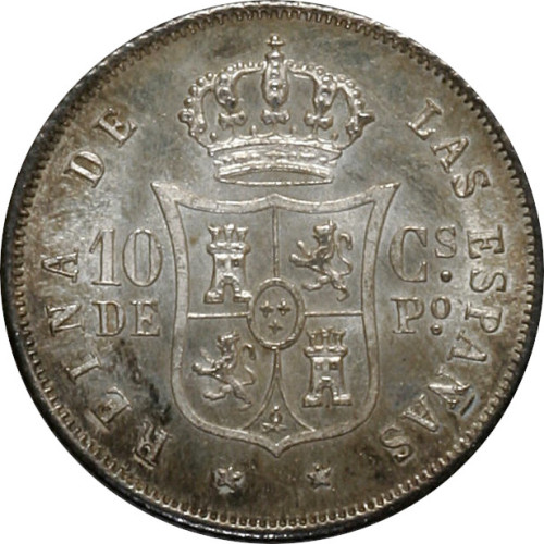 10 centavos - Colonie espagnole