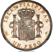 1 peso - Colonie espagnole