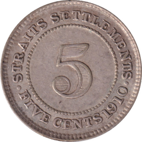 5 cents - Straits Settlements
