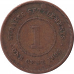 1 cent - Straits Settlements