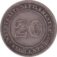 20 cents - Etablissements des Détroits