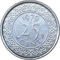 25 cents - Suriname