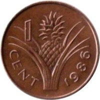 1 cent - Swaziland