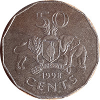 50 cents - Swaziland