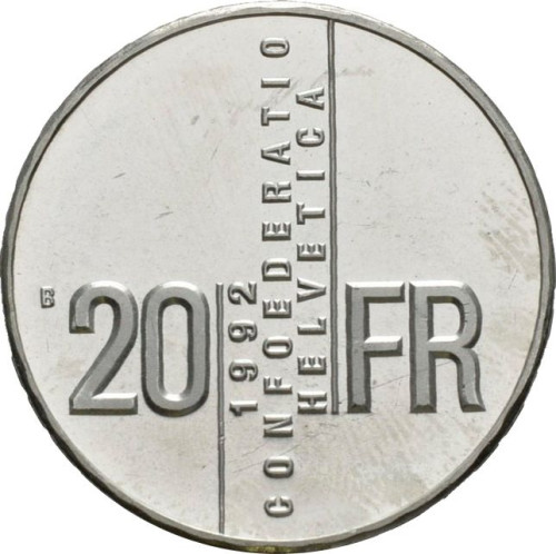 20 francs - Confédération suisse