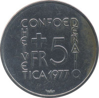 5 francs - Confédération suisse