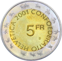 5 francs - Swiss Confederation
