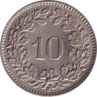 10 rappen - Swiss Confederation