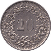 20 rappen - Swiss Confederation