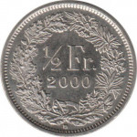 1/2 franc - Confédération suisse