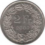 2 francs - Confédération suisse