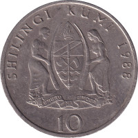 10 shilingi - Tanzanie