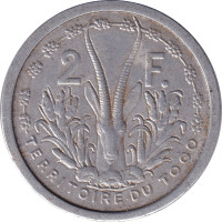 2 francs - Togo