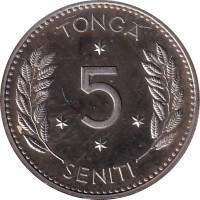5 seniti - Tonga