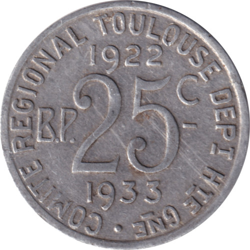 25 centimes - Toulouse