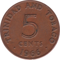5 cents - Trinidad and Tobago