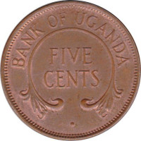 5 cents - Ouganda