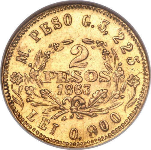 2 pesos - United States of Columbia