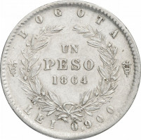 1 peso - Etats-Unis de Colombie