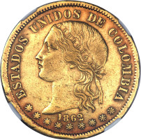 20 pesos - Etats-Unis de Colombie