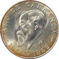 5 pesos - Etats-Unis du Mexique