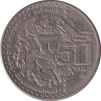 50 pesos - Etats-Unis du Mexique